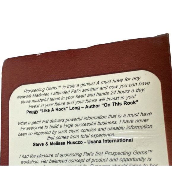 Factory Sealed ” Prospecting Gems” 4 Audio Cassette Series Pat Davis Tutorial - Picture 3 of 7